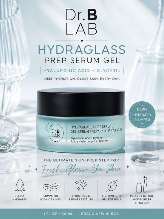 Dr. Brandt Other - Dr. Brandt Dr. B Lab Hydraglass Prep Serum Gel Hyaluronic Acid 1 oz NIB